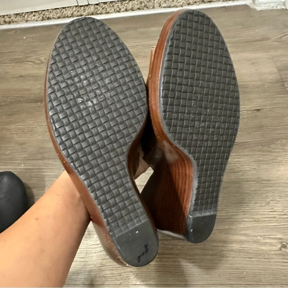 Cole Haan Cybil Slide Dark Amber Size 10